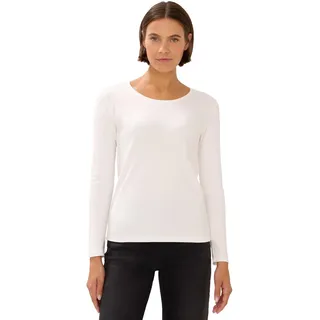 Cecil Basic Langarmshirt Vanilla White S