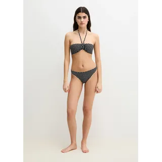 Bikini-Hose MARC O'POLO "Palm Geo Print", Damen, Gr. M (40), N-Gr, schwarz geo print, Obermaterial: 84% Polyamid, 16% Elasthan, Badehosen Bikini-Hose