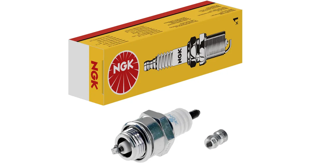 NGK 6028 Zündkerze – Yellow Box, Standard-Qualität, Kaltgewalztes Gewinde, Korrosionsbeständig, Für Auto & Motorrad