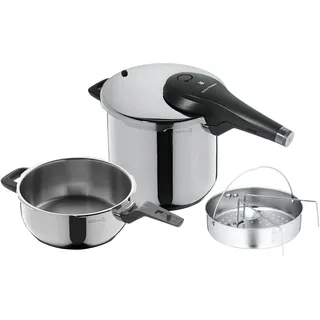 WMF Perfect Premium 2-tlg. 6,5 l mit Dampfgareinsatz silber