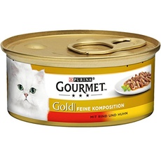 Bild von Gourmet Gold Feine Komposition Rind & Huhn 12 x 85 g