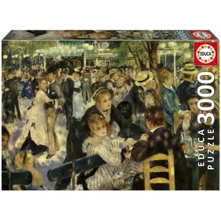 Educa - 3000 Teile Puzzle für Erwachsene | Tanzen Sie im EL Moulin. Beinhaltet den Service für verlorene Teile, Solange der Vorrat reicht. Maße: 120 x 85 cm. Ab 14 Jahren (20311)