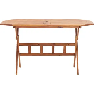 vidaXL Gartentisch Klappbar 135x85x75 cm Massivholz Akazie - Braun