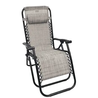 Liegestühle Klappbar Stuhl Sessel Camping Meer Garten Metall Beige 637ds