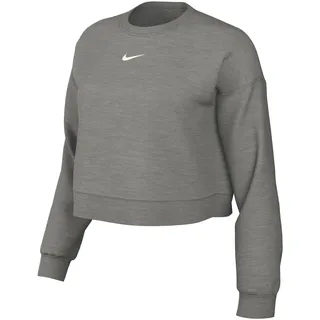 Nike Sportswear Phoenix Over-Oversized Fleece Sweatshirt Damen 063 dk grey heather/sail M