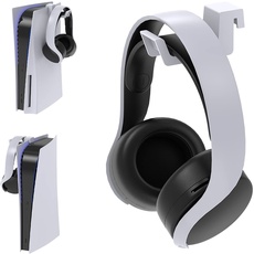 FYOUNG Halterung für PS5 Kopfhörer Pulse 3D Headset, Mini Headset Halter Zubehör für Playstation 5 Konsole - Weiß