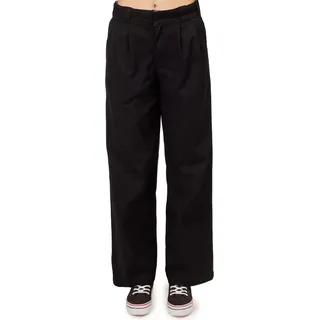 DICKIES - Lässige Bundfaltenhose für Damen - Größe 25 - Schwarz