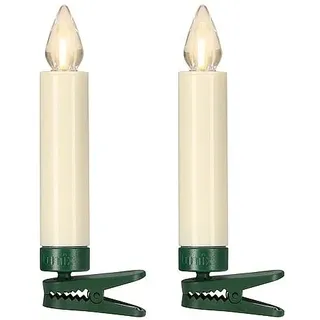 Krinner Baumkerzen LED 9 cm Elfenbein