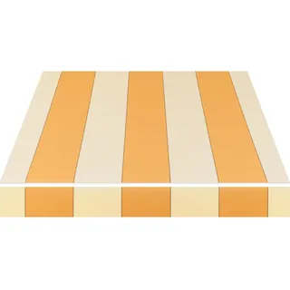 Spettmann Kassettenmarkise VC 1000 400x300 cm Beige-Orange-Gestr. Gestell Silber