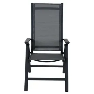 Siena Garden Klappsessel Tauro 66 x 60 x 110 cm anthrazit