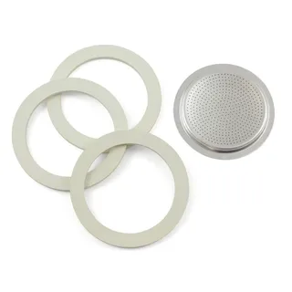 Bialetti Dichtungsring & Filterplatte, Kaffeemaschinen Zubehör, Silber