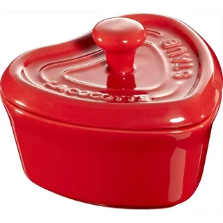 Staub Mini Cocotte Bräter  11 cm Herz kirsche