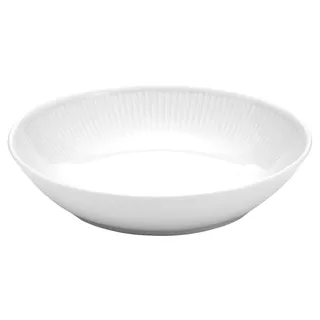 Pillivuyt - Plissé Salad/Pasta Plate Deep Ø 20 cm - Weiß (204220)