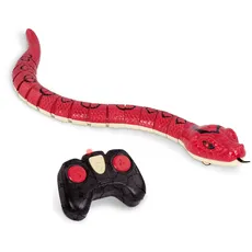 Terra Ferngesteuerte Schlange Rot – RC Boa mit leuchtenden LED Augen und Fernbedienung – Spielzeug ab 6 Jahre