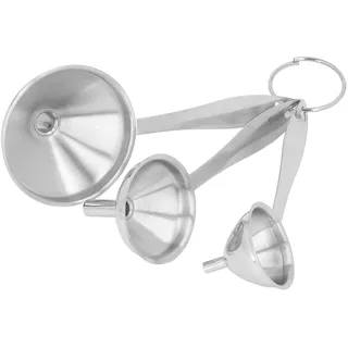 Kleine Trichter,Edelstahltrichter,Kleines Trichterset,Küchentrichter-Set,Kleiner Flaschentrichter,Mini-Trichter