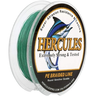 HERCULES Super Cast 100m - 2000m 109-2196 Yards Geflochtene Angelschnur 6lb - 100lb Test für Salzwasser Süßwasser PE Geflecht Fischdraht Superline 4 Stränge