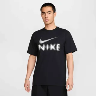 Nike Hyverse Vielseitiges Nike Dri-Fit Uv Kurzarm-Oberteil Für Herren, Black, HQ7987-010, 2XL
