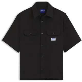HUGO Oversized Hemd Aus Baumwoll-Twill