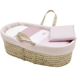 Cambrass - Gesteppter Korb Une Vichy10 Rosa 39x80x25 cm