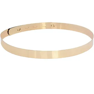 Jungerhouse Damen Metallgürtel Verstellbarer Metallgürtel Gold/Silber Metallkette Gürtel Voll Waist Spiegel Bund Ketten Gürtel Elastischer Stretch Gürtel für Kleider (Breite 2cm)