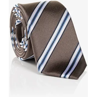 Monti »THOMA« aus reiner Seide, – mit klassischem Streifen-Dessin und Twill-Struktur,