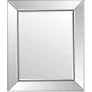 MirrorOutlet Milton Manor DC010-M Wandspiegel, 1 Kanten, 69 x 58 cm, Rahmenlos, venezianisch