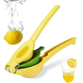 Relaxdays Zitruspresse manuell 2in1 gelb