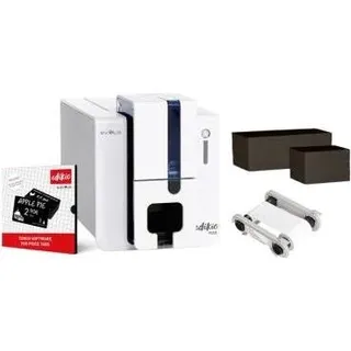 Evolis Edikio Flex einseitig 12 Punkte/mm USB Ethernet Kit - Drucker - Farbig