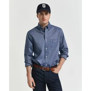 GANT Oxford Langarmhemd Blau XL