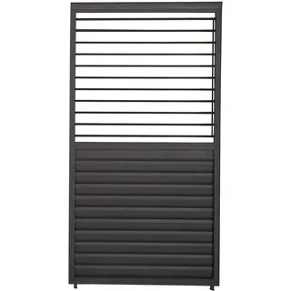 MIRADOR Lamellenwand Mirador 123 cm 1 x 2,40 x 0,10 m Anthrazit