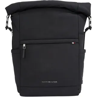 Tommy Hilfiger Rolltop Backpack Schwarz