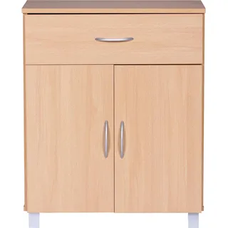 FineBuy Sideboard 60x75x30cm Moderne Kommoden Schrank Kleine Holz Anrichte