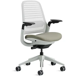 Steelcase Series 1 Ergonomischer Bürostuhl mit LiveBack Lumbalstütze und 4D-Armlehnen Trüffel