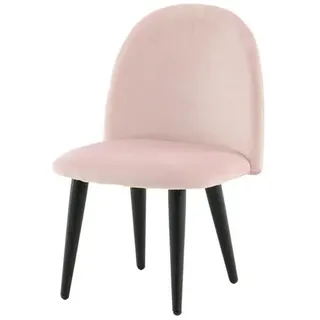 Furnlux Kinderzimmerstuhl Velvet Rosa 40x42x61 cm , Pink , Textil , 40x61x42 cm , Babymöbel & Kindermöbel, Babyzimmer, Kindersessel & Kindertische