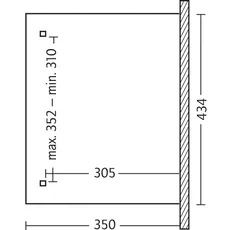 Bild von Skan Holz Terrassenüberdachung Ravenna 434 cm, x 350 cm