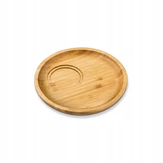 Wilmax WL-771112/A Untertasse Rund aus Bambus, 17.5cm Durchmesser