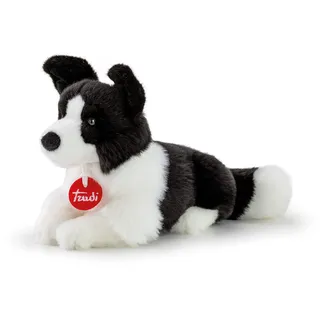 Trudi Klassik Plüschtier Border Collie Scott 25 cm Weiß/Schwarz
