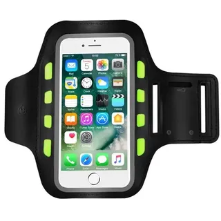 ConnecTech Sinox Sports Armband with LED Light for Smartphone - Black