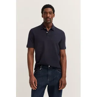 bugatti Poloshirt »Basic Essential«, Modern Fit Piqué, blau