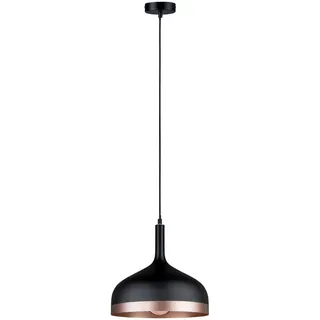 Paulmann Neordic Embla 1-flg. 30 cm rund schwarz Metall