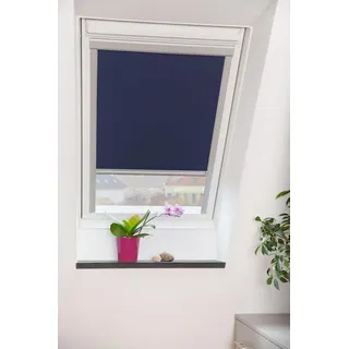 Lichtblick Dachfensterrollo Skylight 61,3 x 94 cm blau
