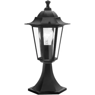 EGLO Sockelleuchte Aluminium 38,5 cm E27 schwarz