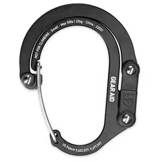 Gear Aid Heroclip® Small Clip Karabiner - Stealth Black - One Size