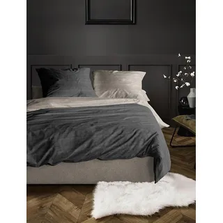 IRISETTE Wave-HK 8557 grau 135 x 200 cm + 80 x 80 cm