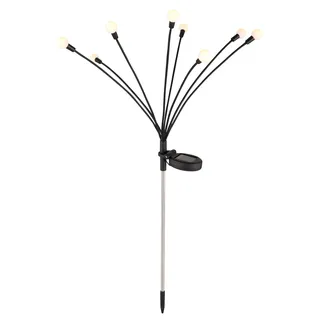 GLOBO Solarleuchte Solarzelle spritzwassergeschützt 1 Stk. schwarz