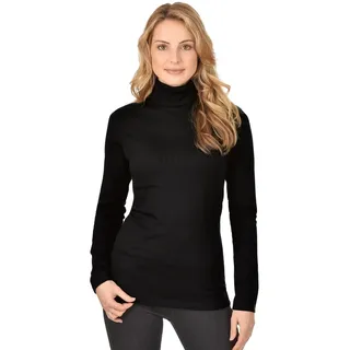 Trigema Rollkragenshirt »TRIGEMA Rollkragenshirt« 1 Stk., schwarz