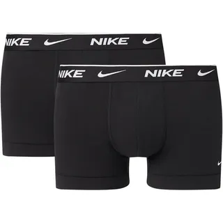 Nike 2er Pack NIKE Boxershorts Trunks Herren UB1 - black S