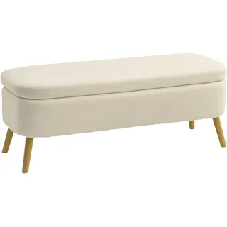 Homcom Polsterbank Beige 120 x 42 x 45 cm
