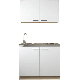 Respekta Merle Miniküche Pantry 100 cm weiß
