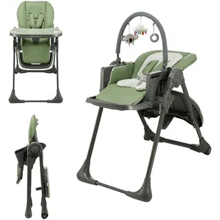 Kinderkraft Hochstuhl, TUMMIE 2-in-1 grau